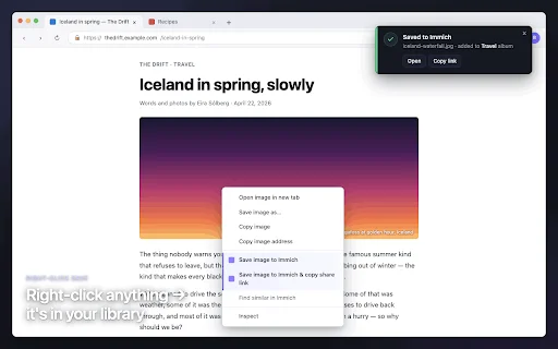 Immich Companion: Simpan Gambar & Kelola Galeri di Browser - Screenshot 2