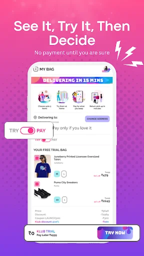 Download Klydo Terbaru – Belanja Fashion Tren Cepat dalam Hitungan Menit - Screenshot 2
