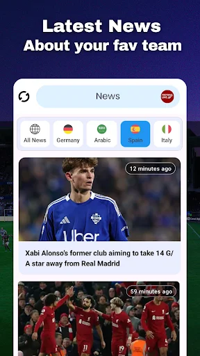 Download Live Football Today Matches – Skor & Statistik Terlengkap - Screenshot 11