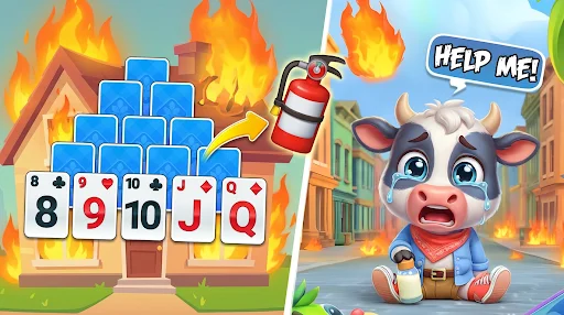 Download Solitaire TriPeaks Idle Farm – Game Kartu Santai - Screenshot 4