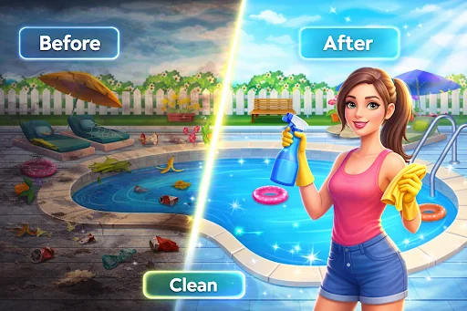 Download House Cleaning: Girl Cleanup – Game Membersihkan Rumah - Screenshot 14