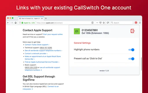 Download CallSwitch One Click to Dial – Klik Telepon Cepat - Screenshot 1