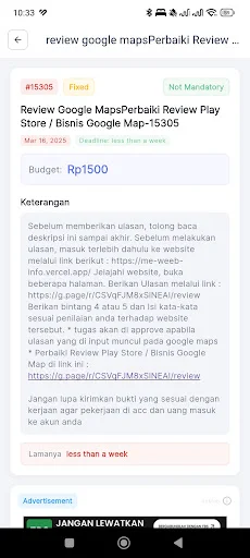 Download Gudang Tugas APK Terbaru – Hasilkan Uang Tambahan Mudah - Screenshot 8