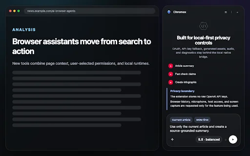 Download Chromex Terbaru – Asisten Browser AI Tercanggih - Screenshot 4