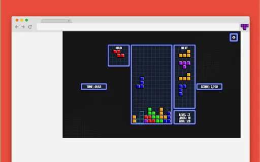 Falling Cubes Chrome: Game Puzzle Klasik Offline Gratis - Screenshot 1