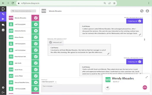 Unduh Devyce Softphone Extension Terbaru – Klik untuk Menelepon - Screenshot 1
