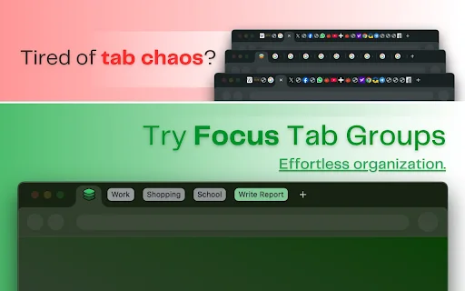Download Focus Tab Groups Terbaru – Kelola Tab Browser Gratis - Screenshot 1