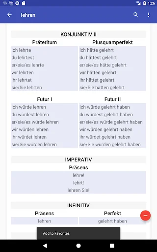 Download Deutsche Verben Terbaru – Belajar Konjugasi Bahasa Jerman - Screenshot 13