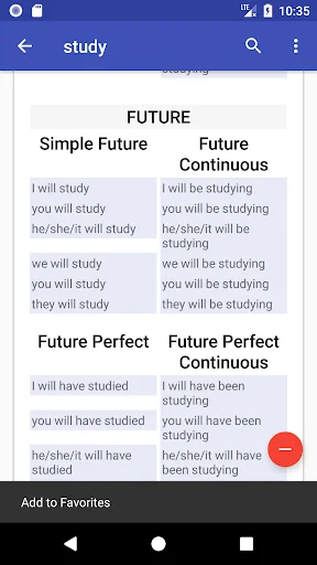 Download English Verbs Terbaru – Kuasai Konjugasi Bahasa Inggris - Screenshot 6