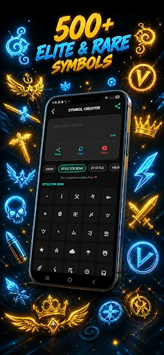 Download Pro Name Style: Elite Symbols Terbaru – Nickname Keren FF - Screenshot 3