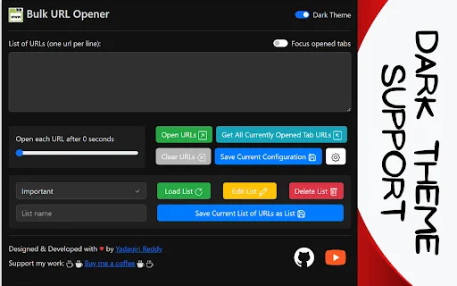 Bulk URL Opener: Buka Banyak Tab Sekaligus dengan Cepat - Screenshot 3