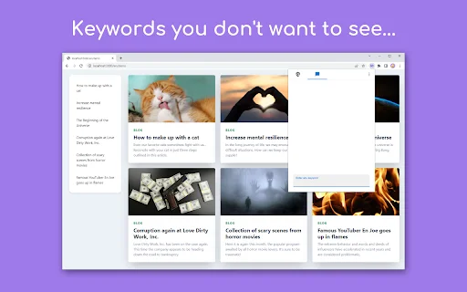 EmoGuard – Pemblokir Kata Kunci Terbaik untuk Browsing Aman - Screenshot 2