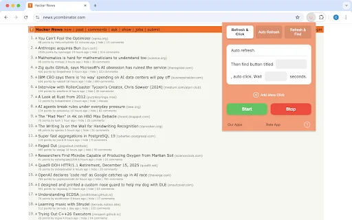 Download Auto Refresh & Clicker Terbaru – Refresh & Klik Otomatis - Screenshot 1
