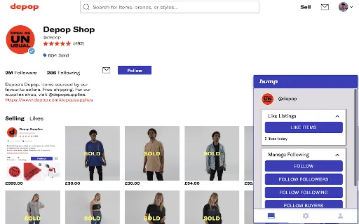 Bump Bot Depop: Refresh Listing & Auto Tool – Unduh Gratis - Screenshot 1