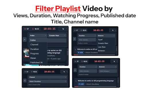 YouTube Playlist Guru: Atur, Cari, & Lacak Playlist YouTube Anda - Screenshot 4