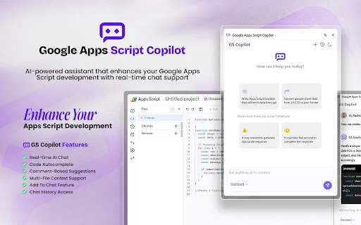 Download Google Apps Script Copilot Terbaru – Asisten Koding AI - Screenshot 1