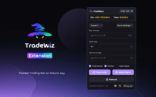 Download TradeWiz Extension Terbaru – Eksekusi Trading Super Cepat - Screenshot 2
