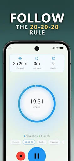 Unduh Eye Strain Break Timer Terbaru – Atasi Mata Lelah Gratis - Screenshot 1