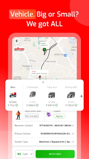 Download MOVER: Aplikasi Sewa Truk & Jasa Pindahan Tercepat - Screenshot 3