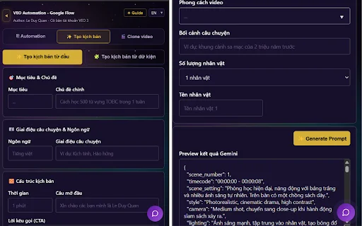 VEO Automation Terbaru – Otomatisasi Video & Gambar Gratis - Screenshot 2
