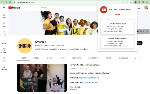Download YouTube Channel Stats – Analisis Performa Channel Gratis - Screenshot 1