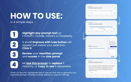 Download ivee Prompt Improver Terbaru – Optimasi Prompt AI Gratis - Screenshot 4