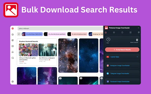 Pinterest Images Downloader: Unduh Foto & Video Pinterest Cepat - Screenshot 2