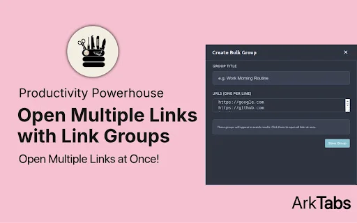 ArkTabs: Kelola Tab Browser Lebih Cepat dengan AI – Unduh Gratis - Screenshot 3