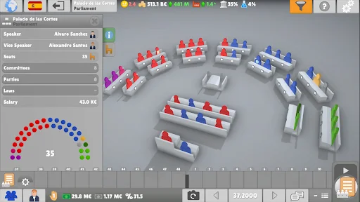 Download Lawgivers II Terbaru – Simulasi Politik Strategis - Screenshot 4