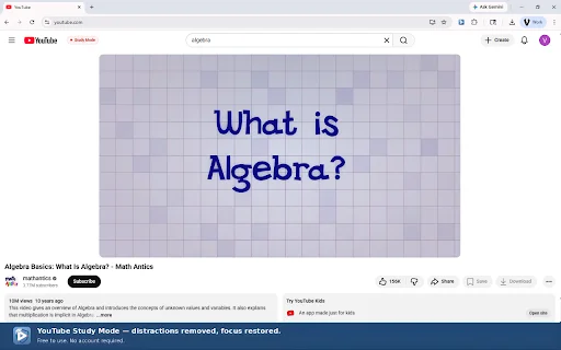 Download YouTube Study Mode Terbaru – Fokus Belajar Tanpa Distraksi - Screenshot 3