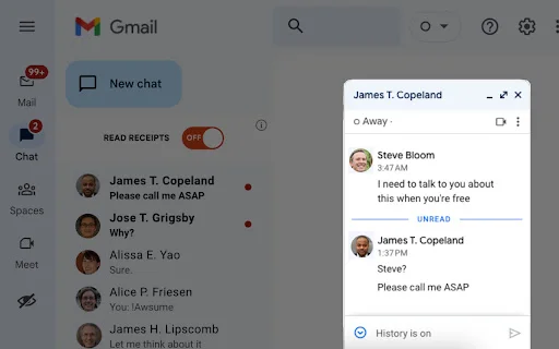 Nonaktifkan Read Receipt Google Chat – Privasi Chat Lebih Aman - Screenshot 2
