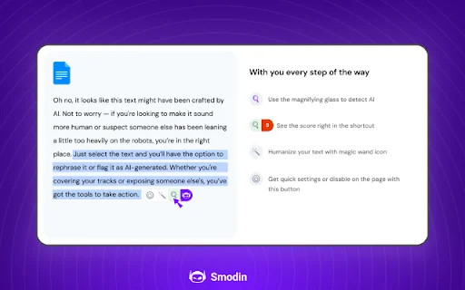 Smodin AI Detector & Humanizer – Deteksi & Ubah Teks AI Jadi Alami - Screenshot 2