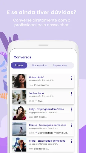 Unduh Famyle para Famílias APK – Temukan Asisten Rumah Tangga - Screenshot 4