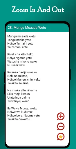Download Nyimbo Za Injili – Buku Lagu Rohani Swahili Gratis - Screenshot 6
