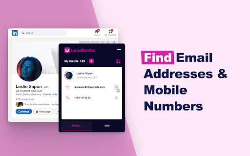Download LeadRocks for LinkedIn Terbaru – Ekspor Data Gratis - Screenshot 1