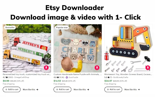 Unduh Video & Gambar Etsy – Simpan Media Etsy dengan Mudah - Screenshot 2