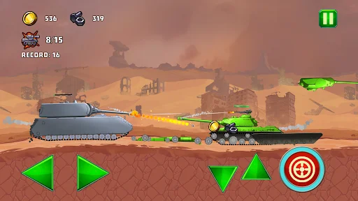 Download Tank Attack 5 | Tanks 2D Terbaru – Game Perang Seru - Screenshot 10