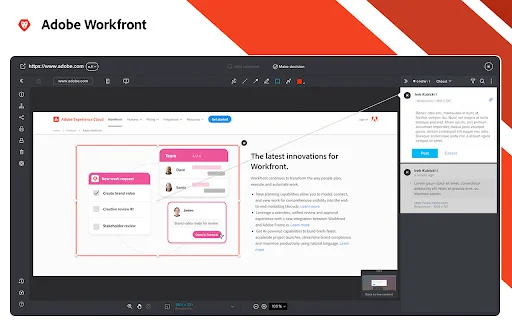 Download Adobe Workfront Review Tool – Review Konten Interaktif - Screenshot 2