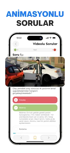 Download Ehliyet Sınav Soruları 2026 – Latihan Soal E-Exam Gratis - Screenshot 4