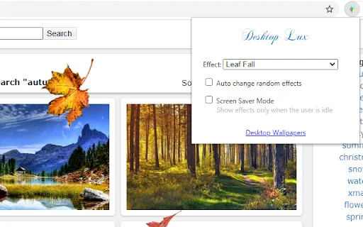 Download Desktop Lux: Effects Terbaru – Efek Web Keren Gratis - Screenshot 2