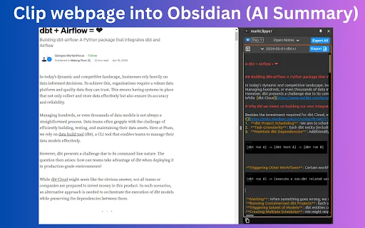 Download markClipper Terbaru – Web Clipper Obsidian Gratis - Screenshot 1