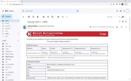 Download RPost for Gmail Terbaru – Ekstensi Keamanan Email Terbaik - Screenshot 2