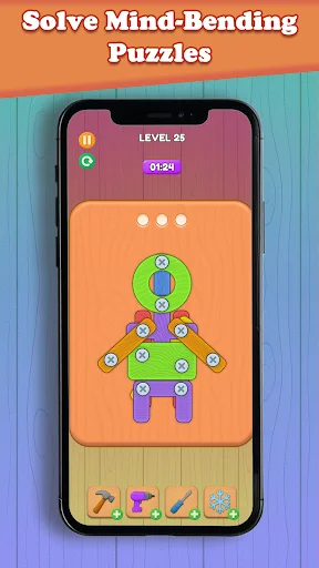 Download Twist & Solve Terbaru – Game Puzzle Sekrup Gratis - Screenshot 2
