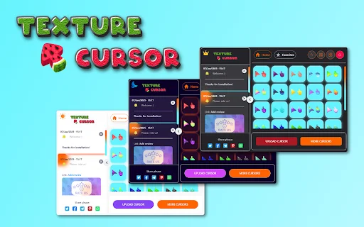 Texture Cursor: Ubah Kursor Chrome Jadi Keren & Lucu Gratis - Screenshot 1