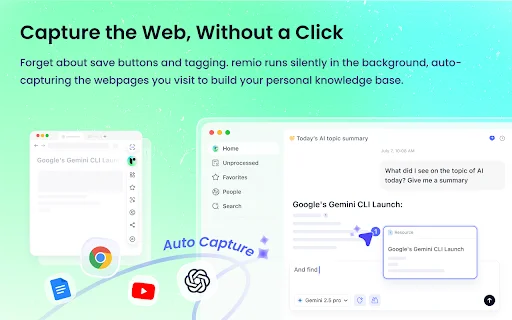 Remio: AI Assistant untuk Membangun Second Brain Otomatis - Screenshot 2