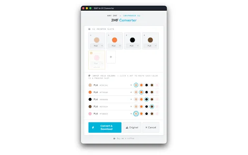 Konverter 3MF ke U1 Terbaru – Snapmaker U1 Print Mudah - Screenshot 1