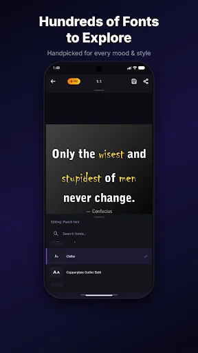 Download Quotes Creator: Buat Kata Bijak Keren & Estetik Gratis - Screenshot 6