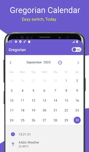 Download Ethiopian Calendar Terbaru – Konverter Tanggal Gratis - Screenshot 2