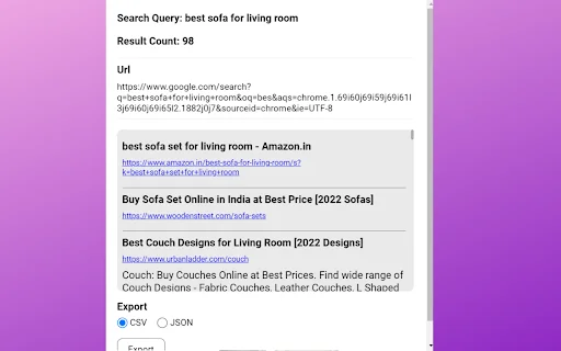 Unduh SerpLift – Scraper Google SERP Gratis & Cepat - Screenshot 2