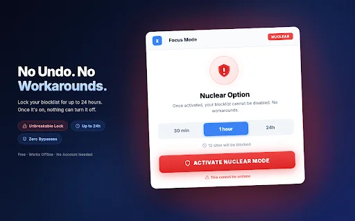 Download Focus Mode Pro Terbaru – Blokir Situs & Produktivitas - Screenshot 4